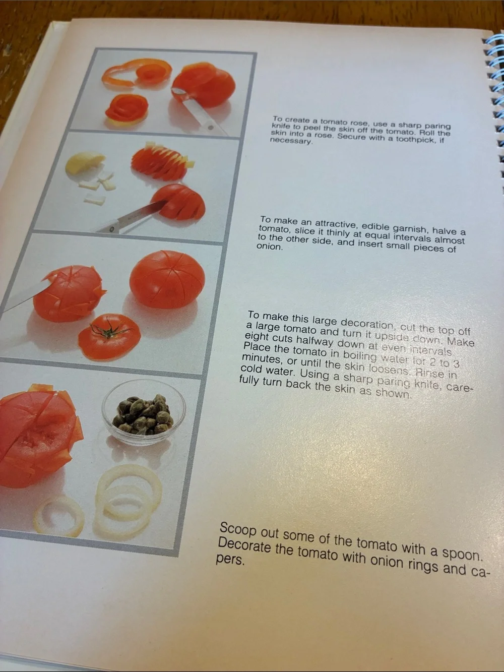 Vintage Garnishing Cookbook